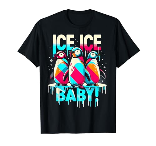 Ice Ice Baby Lustige Grafik T-Shirts Für Frauen Männer T-Shirt von Graphic Tees Men Women Boys Girls