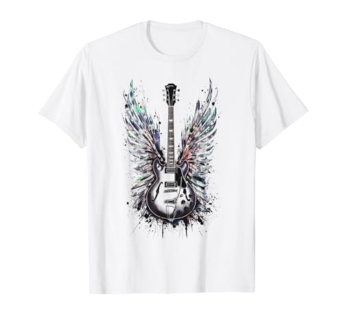 Rockin' Guitar Wings Grafik-T-Shirts für Herren, Damen, Jungen, Mädchen T-Shirt von Graphic Tees Men Women Boys Girls