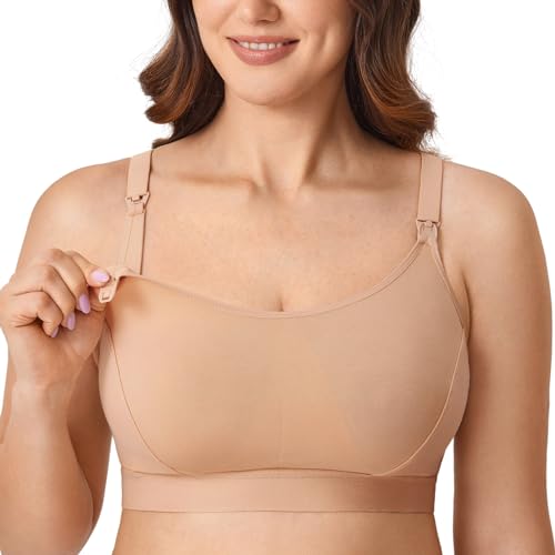 Gratlin Damen Stütz Sport Still BH Große Brüste Baumwolle Racerback Schwangerschafts BHS Natürlich M Gratlin Damen Stütz Sport Still BH Große Brüste Baumwolle Racerback Schwangerschafts BHS Natürlich M von Gratlin
