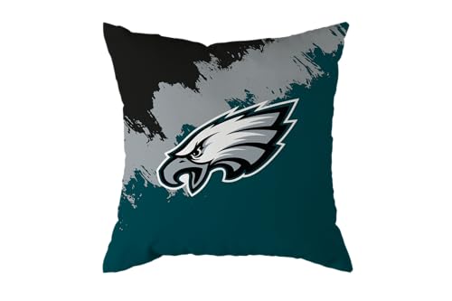 NFL Kissen Philadelphia Eagles Football Cushion Brush Pillow Sofakissen 50x50cm von Great Branding