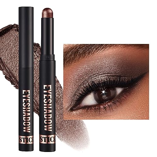 Lidschatten Stift Wasserdicht, Cream Eyeshadow Stick,Matte Schimmer Eye Brightener Stick,Hervorhebung Pigmentierter Lidschatten Bleistift Crayon, Party Festival Glitter Eye Makeup (#06) von Greatlizard