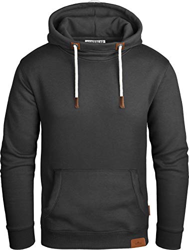 Grin&Bear Herren Kapuzenpullover schwarz, XXL, GEC470 von Grin&Bear