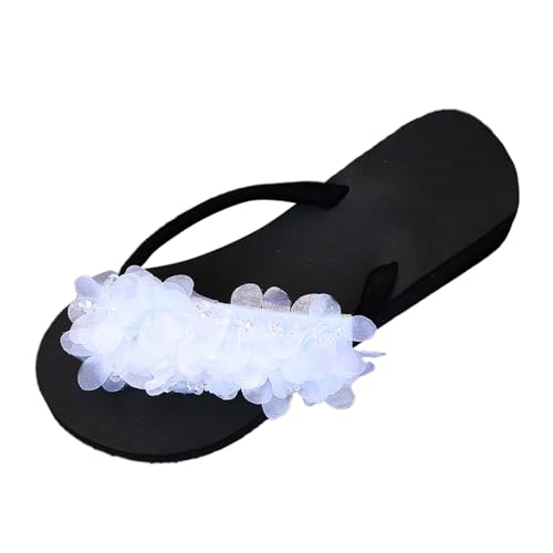 Flip Flops Damen, Sandalen Damen, Komfort Geteilten Sandaletten Leichtgewichts Atmungsaktiv Strandsandalen Casual Fashion Plateausandalen Offene Zehe Tanga Sandalen von Gsheocm