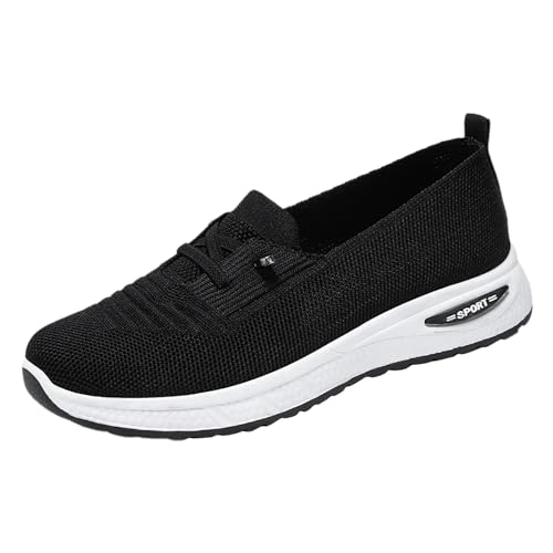 Gsheocm Orthopädische Sportschuhe Damen Plattform Elegante Schuhe Atmungsaktiv Turnschuhe Leicht Laufschuhe Freizeit Cushion Trainingsschuhe Sneaker rutschfeste Bequeme Joggingschuhe von Gsheocm