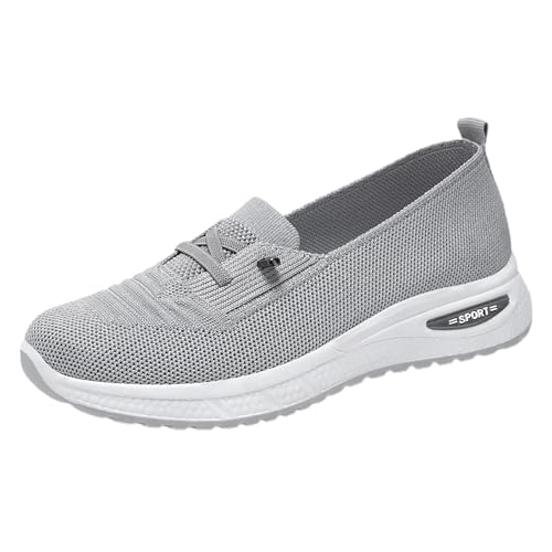 Gsheocm Orthopädische Sportschuhe Damen Plattform Elegante Schuhe Atmungsaktiv Turnschuhe Leicht Laufschuhe Freizeit Cushion Trainingsschuhe Sneaker rutschfeste Bequeme Joggingschuhe von Gsheocm