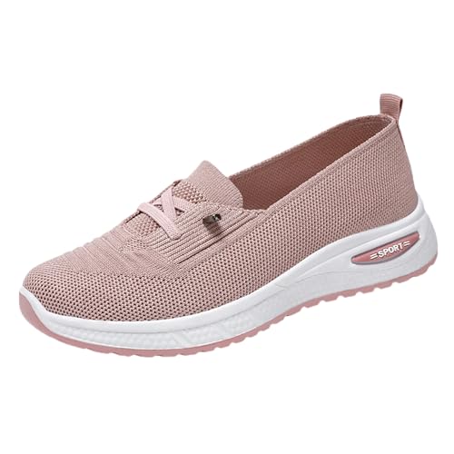 Gsheocm Orthopädische Sportschuhe Damen Plattform Elegante Schuhe Atmungsaktiv Turnschuhe Leicht Laufschuhe Freizeit Cushion Trainingsschuhe Sneaker rutschfeste Bequeme Joggingschuhe von Gsheocm