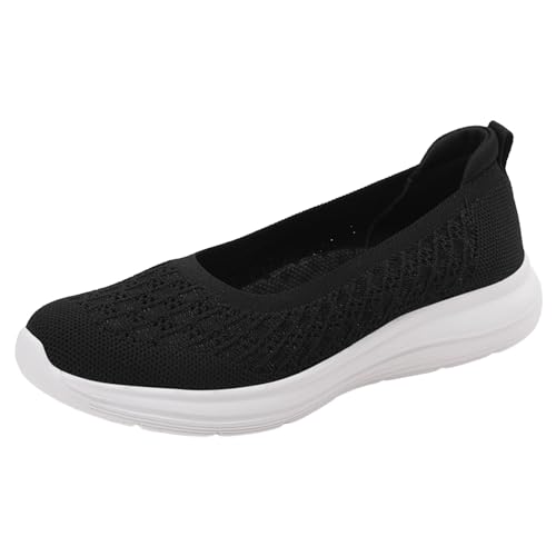 Gsheocm Turnschuhe MäDchen 33 Mode Frühling und Sommer Damen Freizeitschuhe Flach Leicht Mesh Atmungsaktiv Bequem Farbkontrast Einfacher Stil Fitnessschuhe von Gsheocm