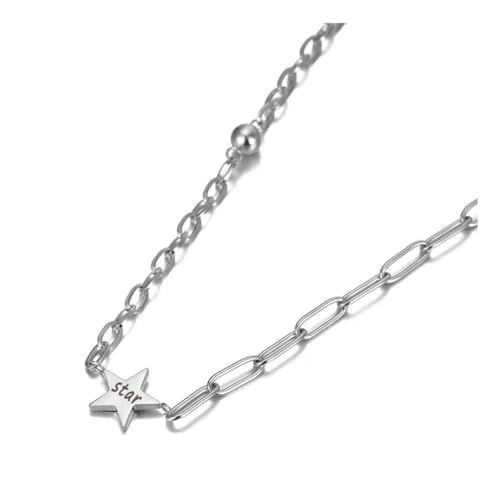 Gu Feng Charm Halskette für Frauen Edelstahl Choker Halskette von Gu Feng
