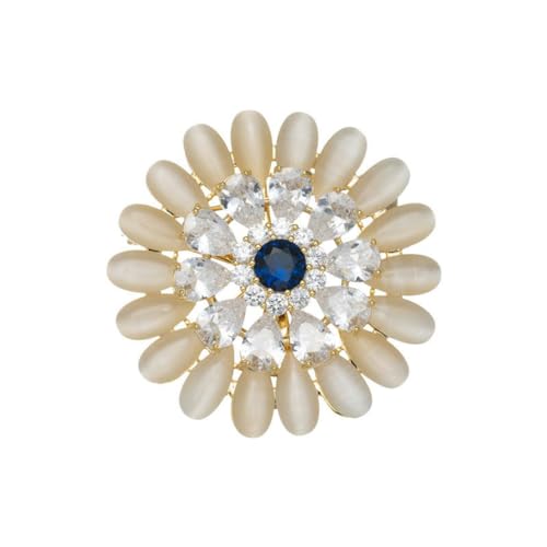 Luxus Opal drehbare Brosche Mode Corsage Pin Kleid Dekoration von Gu Feng