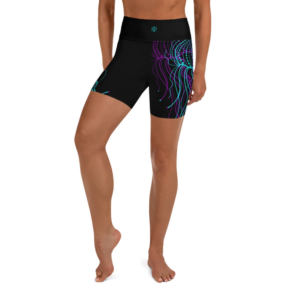 Damen Jiu Jitsu Schwarze Jellies Bjj Grappling Shorts - Sportshorts Spaten Helle Qualle Jiujitsu Nogi von GuardWhatsYours