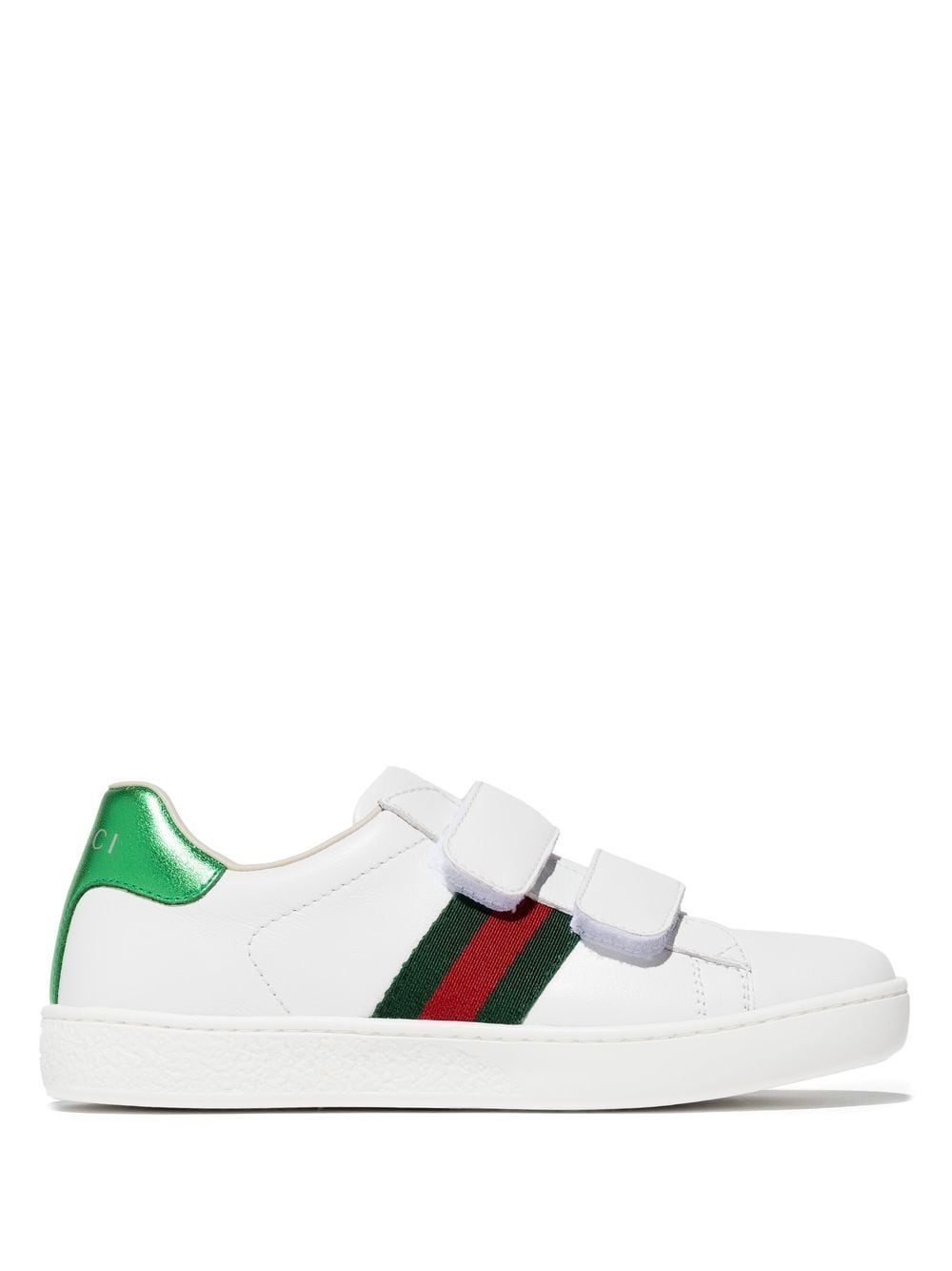 Gucci Kids Ace Sneakers mit Klettverschluss - Weiß von Gucci Kids