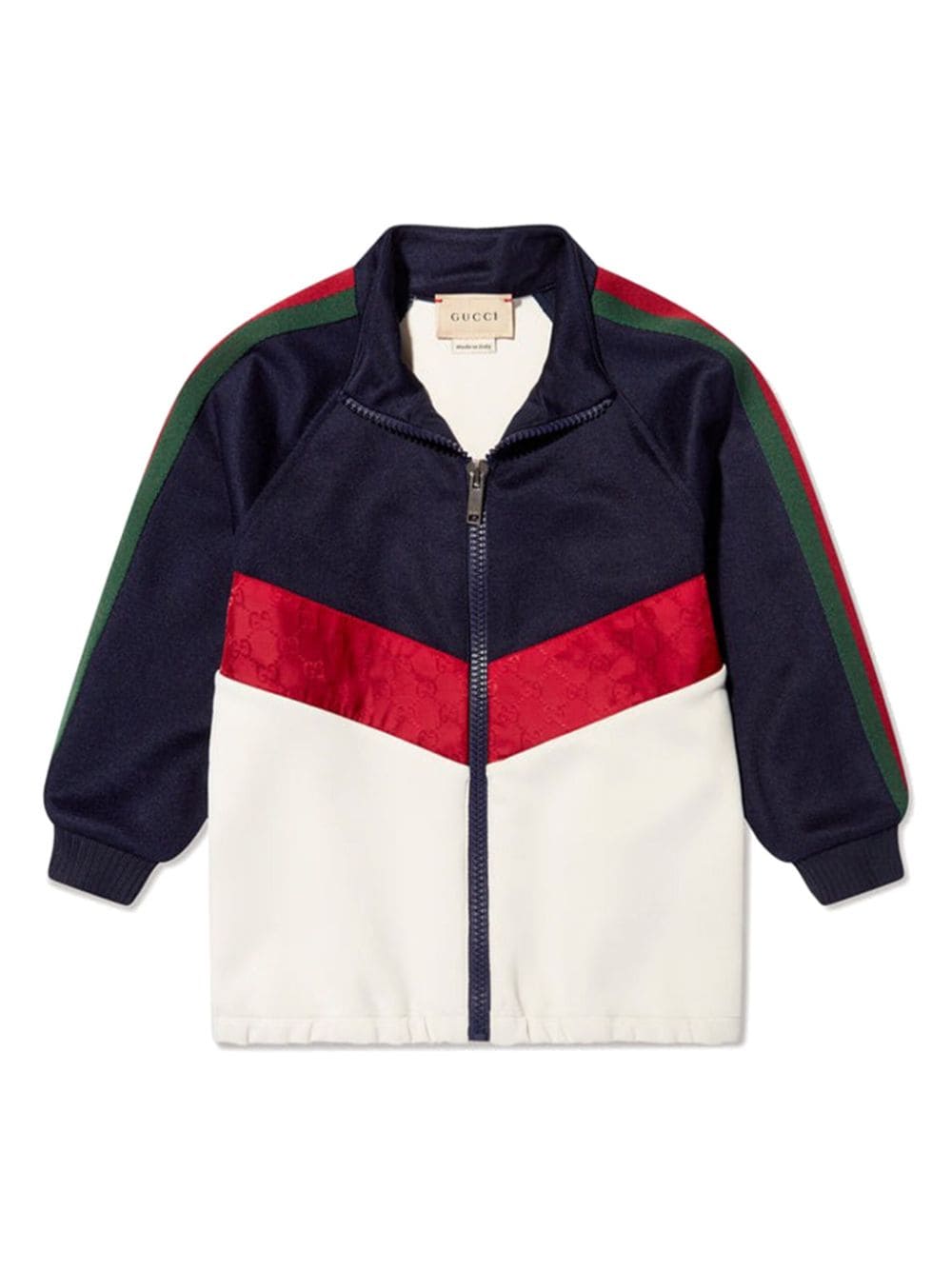 Gucci Kids Bomberjacke im Scuba-Look - Blau von Gucci Kids