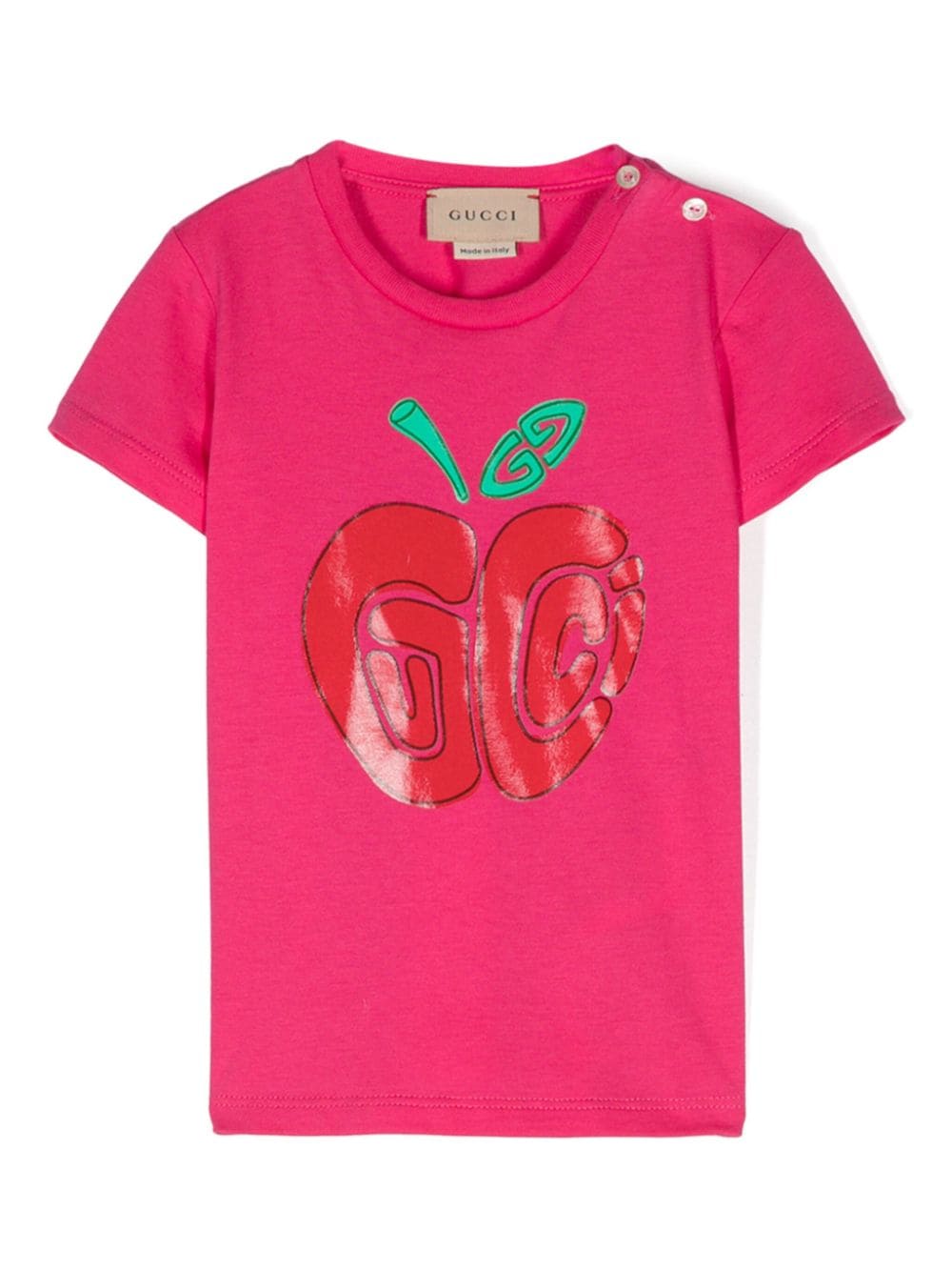 Gucci Kids T-Shirt mit Apfel-Print - Rosa von Gucci Kids