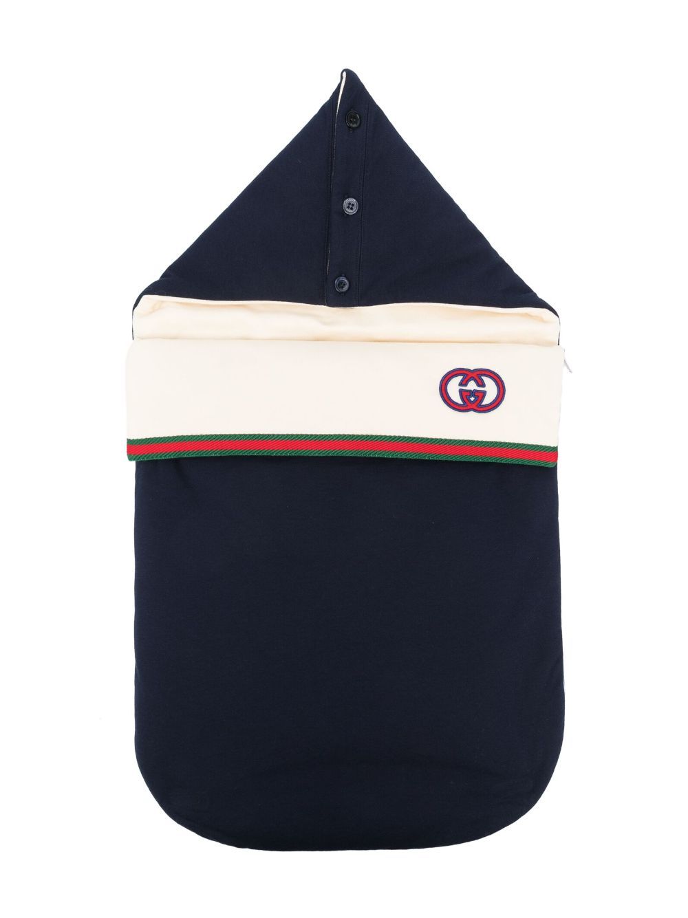 Gucci Kids Schlafsack mit Logo-Stickerei - Blau von Gucci Kids