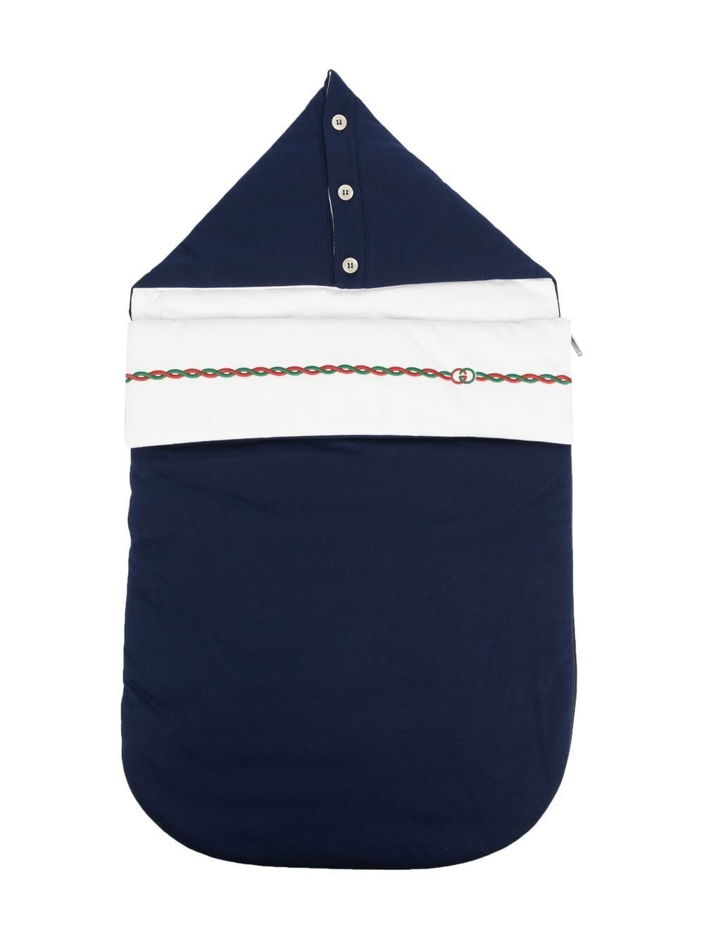 Gucci Kids Schlafsack mit Kordeldetail - Blau von Gucci Kids