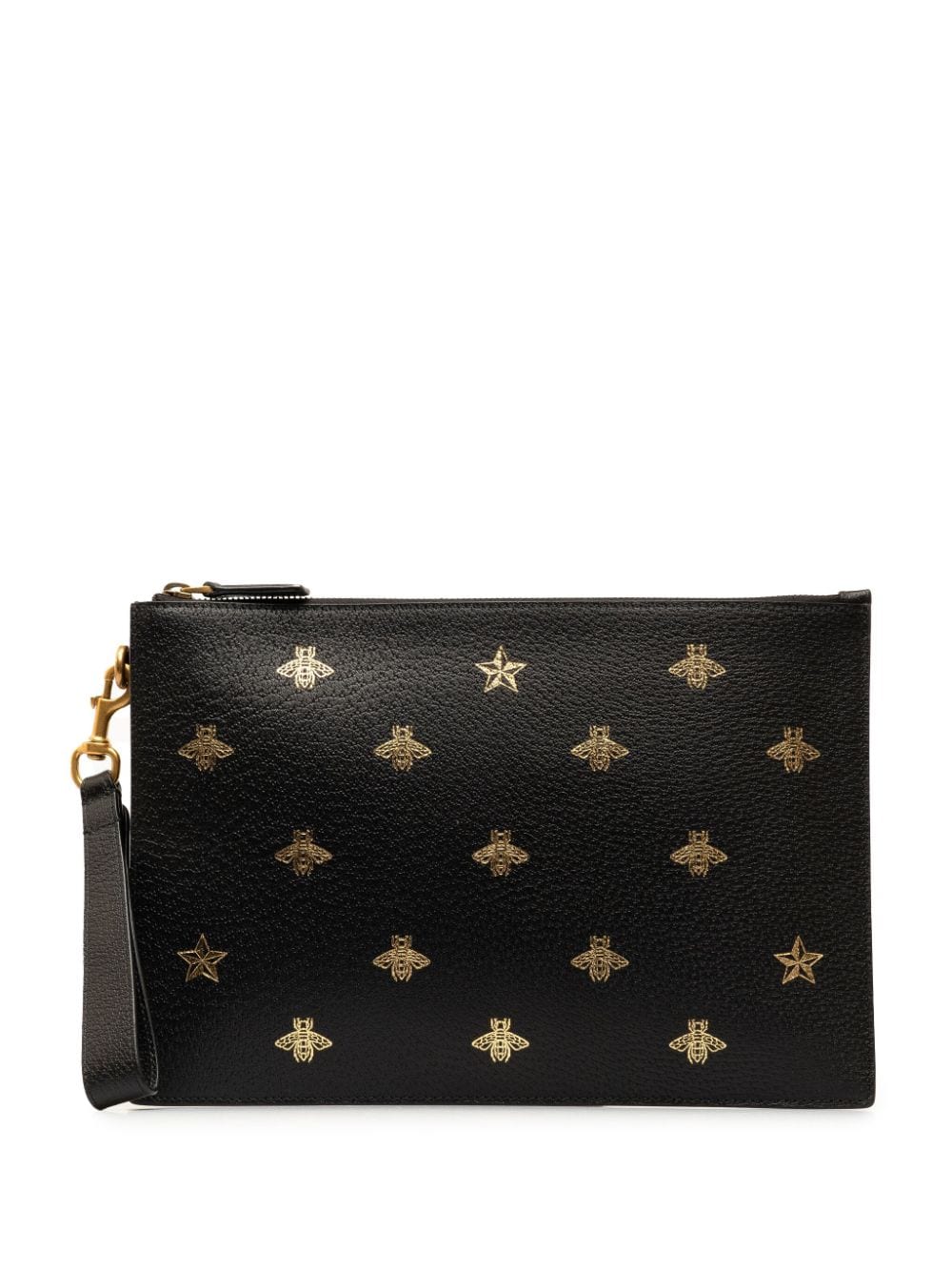 Gucci Pre-Owned 2016-2023 Bee Star Clutch - Schwarz von Gucci Pre-Owned