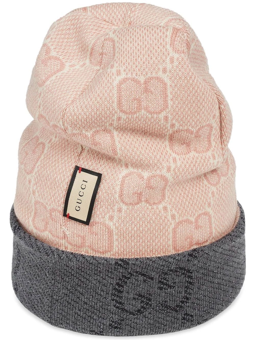 Gucci Beanie mit GG - Grau von Gucci