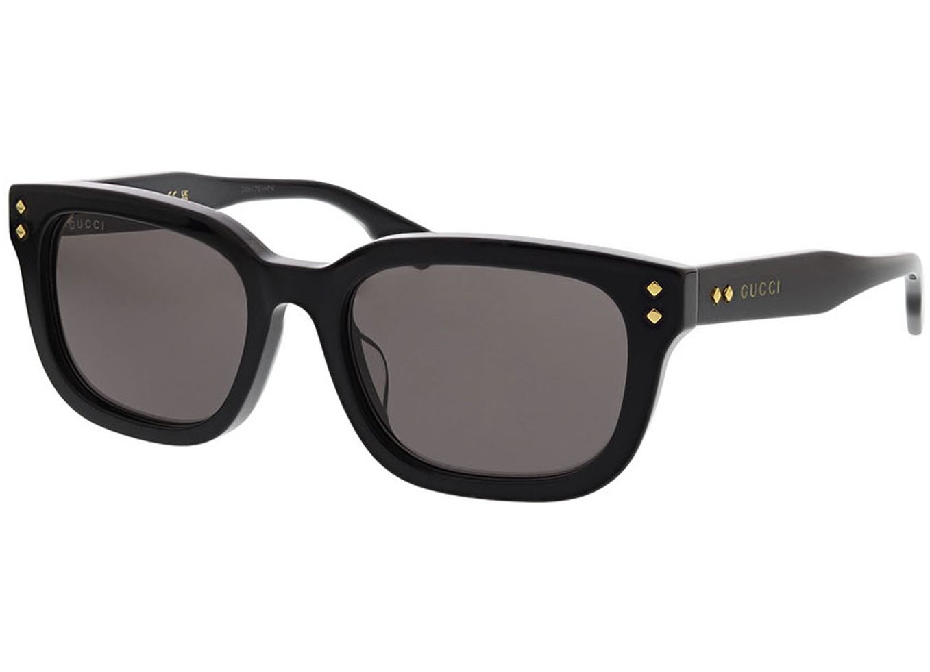 Gucci GG1605SK-001 54-19 Sonnenbrille mit Sehstärke erhältlich, Damen, Vollrand, Rechteckig von Gucci