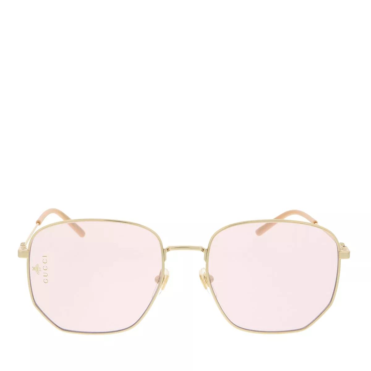 Gucci Sonnenbrille - GG0396S-004 56 Blue & Beyond Woman Sunglasses - Gr. unisize - in Gold - für Damen von Gucci