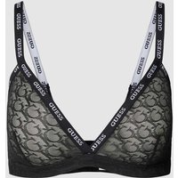 Guess BH mit Logo-Muster Modell 'EDYTHA' in Black, Größe XL von Guess