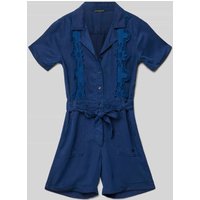 Guess Jumpsuit mit Bindegürtel in Marine, Größe 152 von Guess