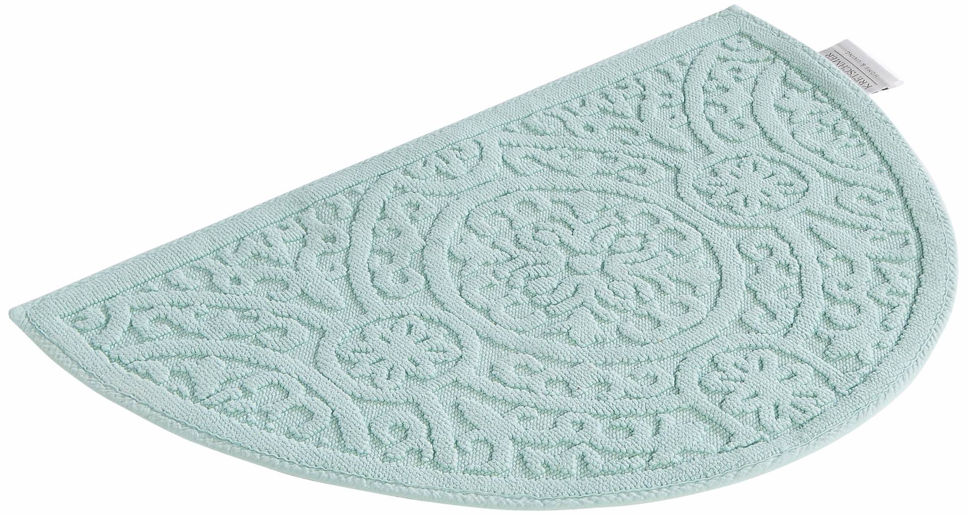 Guido Maria Kretschmer Home&Living Badematte "Garden Pastels", Höhe 3 mm, rutschhemmend beschichtet, fußbodenheizungsgeeignet-schnell trocknend-strapazierfähig, Badteppich, Hoch-Tief-Effekte, auch als 2 tlg. Set erhältlich von Guido Maria Kretschmer Home&Living