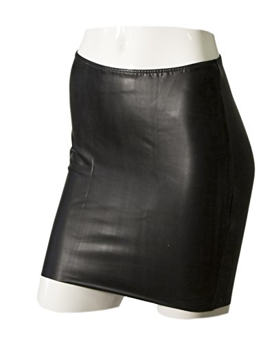 Guilty Pleasure Fetish We Damen Datex Rock, Black, XL von Guilty Pleasure Fetish We