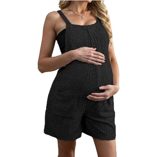 Guiran Schwangerschafts-Shorts Latzhose – Sommerliche Umstandsmode, Ärmelloser, Schwangerschafts-Jumpsuit, Lockerer Overall Guiran Schwangerschafts-Shorts Latzhose – Sommerliche Umstandsmode, Ärmelloser, Schwangerschafts-Jumpsuit, Lockerer Overall von Guiran