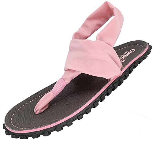 Gumbies Zehentrenner Sandalen | Modell Slingback | Farbe Grey Pink | Gr. 39 von Gumbies