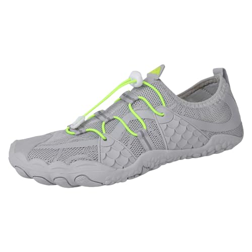 Guotobe Damen Barfuss Schuhe Outdoor Bequem Barfussschuhe Sport Schwarz Wasserfest Wasserschuhe Traillaufschuhe rutschfest Große Größen Sportschuhe Sneaker Weich Camping Fitnessschuhe Barfuss Schuhe von Guotobe