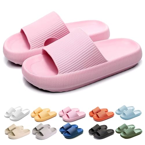 Gyagalre Orthoslipper Original, Cozyslides Original Für Maximalen Komfort, Wolkenschuhe Hausschuhe Damen Herren Slipper (Pink, Erwachsene, 38, Numerisch (von/bis), EU Schuhgrößensystem, 39, Breit) von Gyagalre