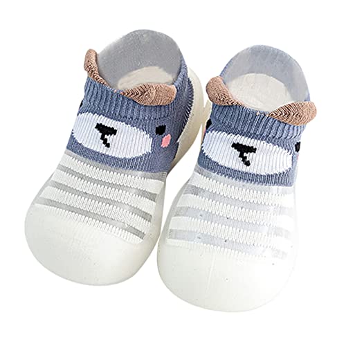 Baby Sockenschuhe Unisex Freizeitschuhe Bodensocken Lernlaufschuhe Atmungsaktiv Weicher Stricken Sockenschuhe Socken Schuhe Kleinkind Fleece Gummisohle Indoor Socken Schuhe Für Mädchen Junge Warm von Gyaimxfu