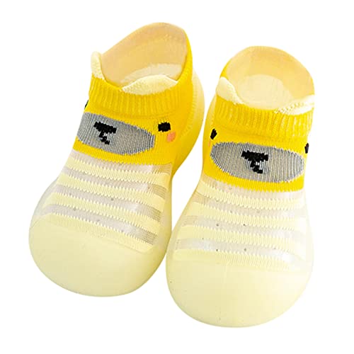 Baby Sockenschuhe Unisex Freizeitschuhe Bodensocken Lernlaufschuhe Atmungsaktiv Weicher Stricken Sockenschuhe Socken Schuhe Kleinkind Fleece Gummisohle Indoor Socken Schuhe Für Mädchen Junge Warm von Gyaimxfu