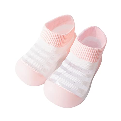 Gyaimxfu Baby Sockenschuhe Unisex Freizeitschuhe Lauflernschuhe Kinder Niedlicher Cartoon rutschfeste Hüttenschuhe Krabbelschuhe Babysocken Gummisohle Indoor Socken Schuhe Warm Für Mädchen Junge von Gyaimxfu