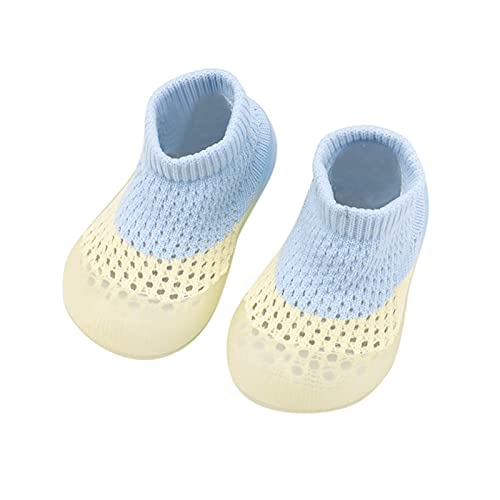 Gyaimxfu Baby Sockenschuhe Unisex Weicher Krabbelschuhe Babysocken Warm Freizeitschuhe Socken Schuhe Kleinkind Fleece Gummisohle Weicher Stricken Sockenschuhe Indoor Socken Schuhe Für Mädchen Junge von Gyaimxfu