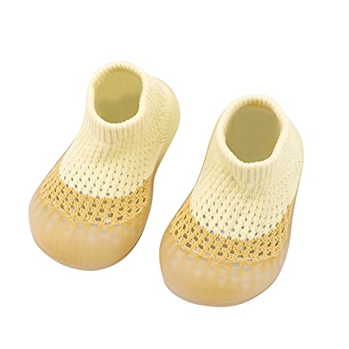 Gyaimxfu Baby Sockenschuhe Unisex Weicher Krabbelschuhe Babysocken Warm Freizeitschuhe Socken Schuhe Kleinkind Fleece Gummisohle Weicher Stricken Sockenschuhe Indoor Socken Schuhe Für Mädchen Junge von Gyaimxfu