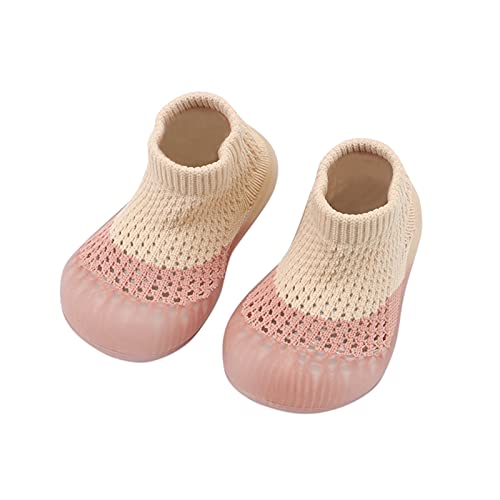 Gyaimxfu Baby Sockenschuhe Unisex Weicher Krabbelschuhe Babysocken Warm Freizeitschuhe Socken Schuhe Kleinkind Fleece Gummisohle Weicher Stricken Sockenschuhe Indoor Socken Schuhe Für Mädchen Junge von Gyaimxfu