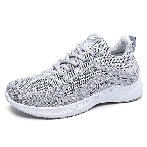 Gyaimxfu Damen Slip on Sneaker Sommer Leicht Krankenschwester Schuhe Casual Memory Schaum Sneaker Atmungsaktives Vermascht Walkingschuhe Sportschuhe Erhöhte Dämpfung Und Entlastung Der Füße von Gyaimxfu