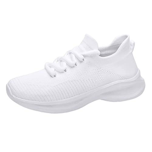 Gyaimxfu Damen Turnschuhe Sneaker Schuhe Casual Memory Schaum Sneaker Leicht rutschfest Turnschuhe Atmungsaktives Vermascht Walkingschuhe Sportschuhe Erhöhte Dämpfung Und Entlastung Der Füße von Gyaimxfu