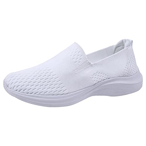 Gyaimxfu Damen Turnschuhe Sneaker Schuhe Leicht Schuhe Mit Weicher Sohle Bequeme Turnschuhe Anti-Rutsch Atmungsaktives Vermascht Walkingschuhe Outdoor Fitness Erhöhte Dämpfung Und Entlastung Der Füße von Gyaimxfu