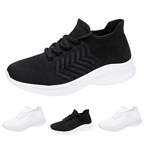 Gyaimxfu Orthopädische Schuhe Damen Sommer Casual Memory Schaum Sneaker Bequeme Schuhe Mit Weicher Sohle Atmungsaktives Vermascht Walkingschuhe Sportschuhe Erhöhte Dämpfung Und Entlastung Der Füße von Gyaimxfu