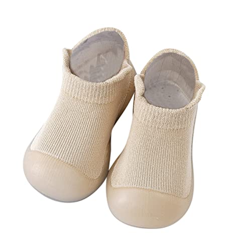 Gyaimxfu Puschies Barfußschuhe Baby, Lauflerner Schuhe Lauflerner Schuhe Stricken Kinderschuhe Weicher Boden Bodenschuhe Anti-Rutsch-Socke Schuhe Puschies Original Barfußschuhe Baby von Gyaimxfu