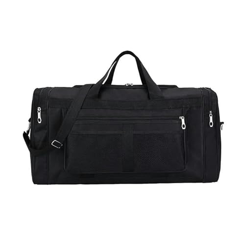 Gyios Sporttasche Herren Reise -Reisetasche Handtasche Holdall Organizer Aufbewahrungsprüfung Auf Gepäcktasche Für Yoga Frauen Schwimmmänner Fitness-schwarz von Gyios