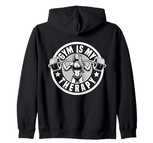 Gym Is My Therapy Gym People Gym Workout Gym Zitat Gym Woman Kapuzenjacke Gym Is My Therapy Gym People Gym Workout Gym Zitat Gym Woman Kapuzenjacke von Gym Is My Therapy Gym Enthusiast Gym Woman Outfits