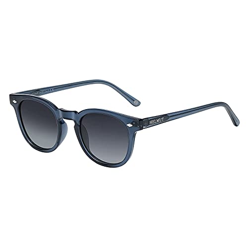 H HELMUT JUST Sonnenbrille Herren Damen Polarisiert Linse, Rund Vintage Leichter TR90 Rahmen Acetatbügel von H HELMUT JUST