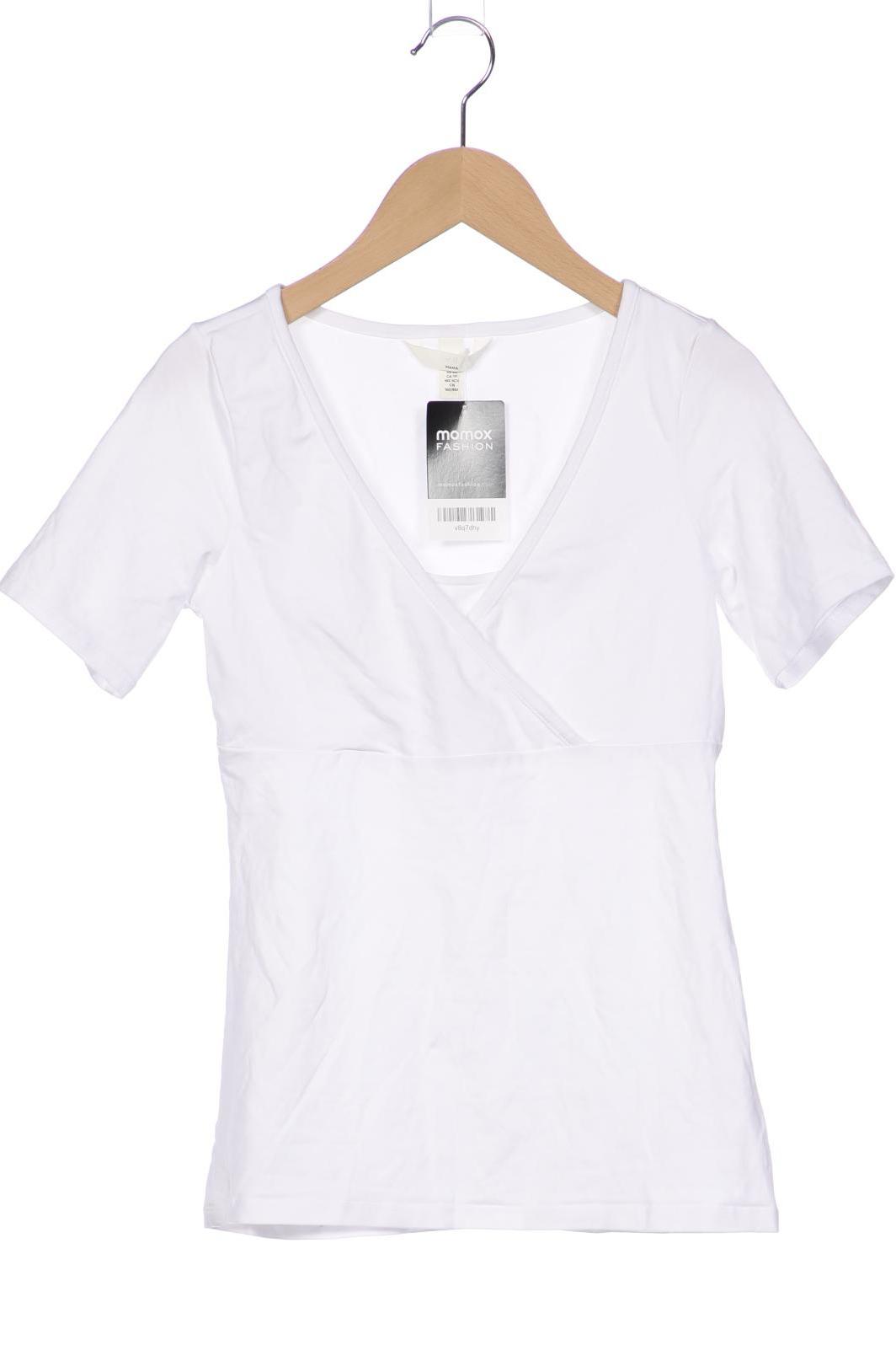 H&M Mama Damen T-Shirt, weiß, Gr. 34 von H&M Mama