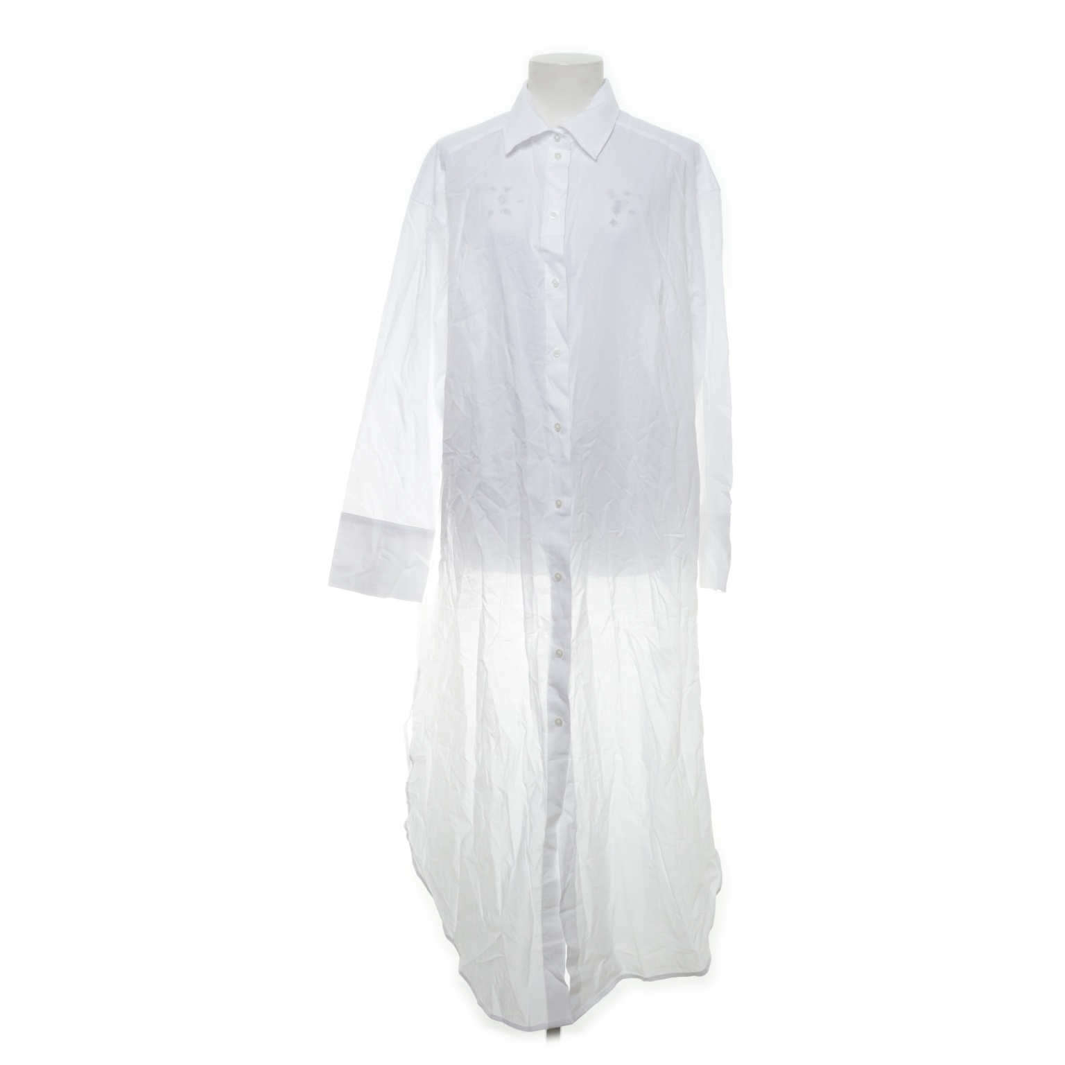 H&M - Blusenkleid - Größe: L - Weiß von H&M