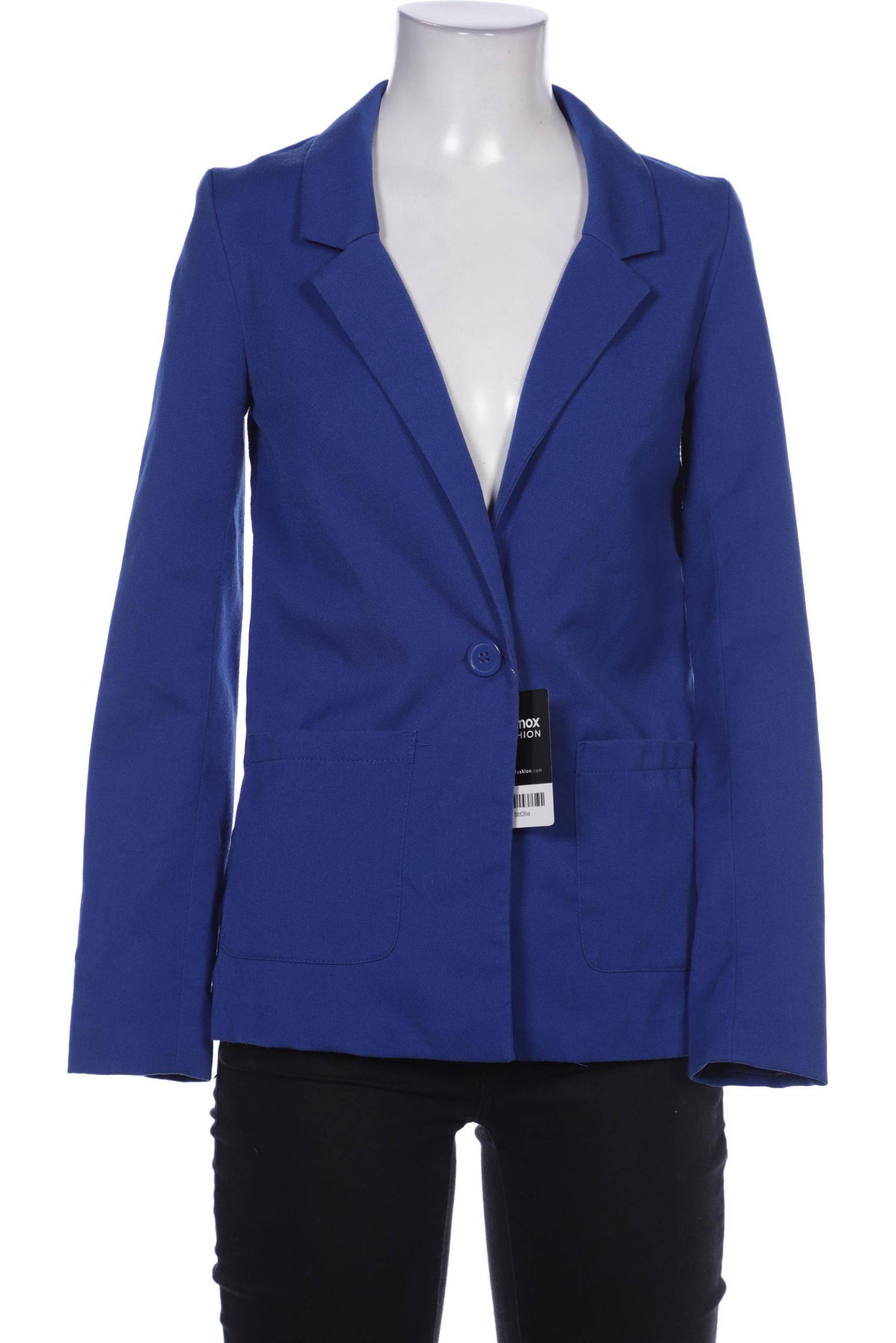 H&M Damen Blazer, blau, Gr. 34 von H&M