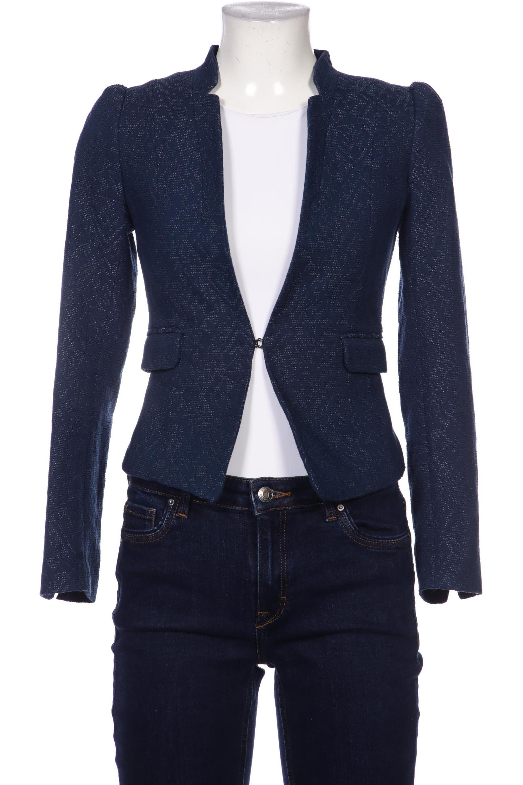 H&M Damen Blazer, blau, Gr. 36 von H&M