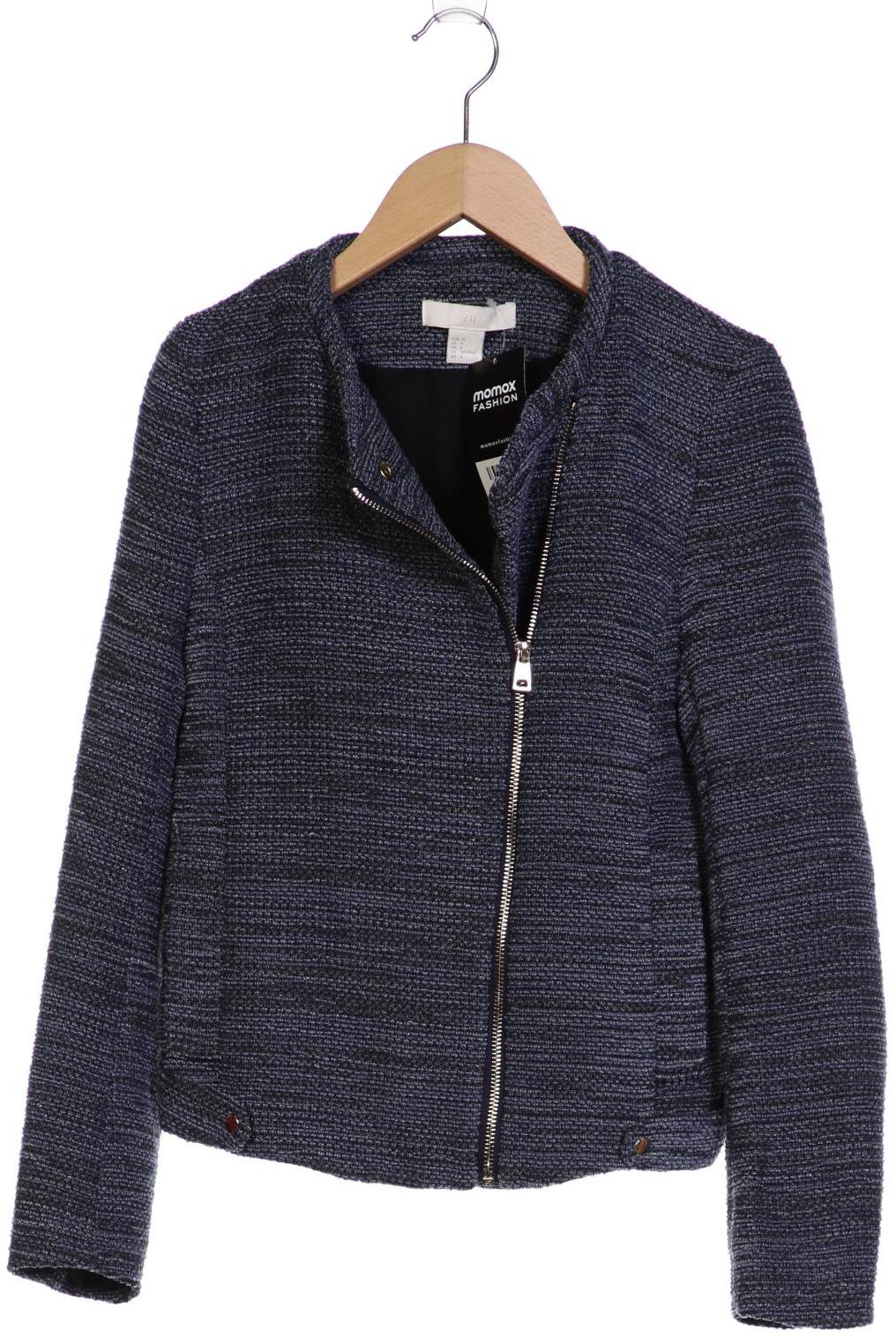 H&M Damen Blazer, blau, Gr. 34 von H&M